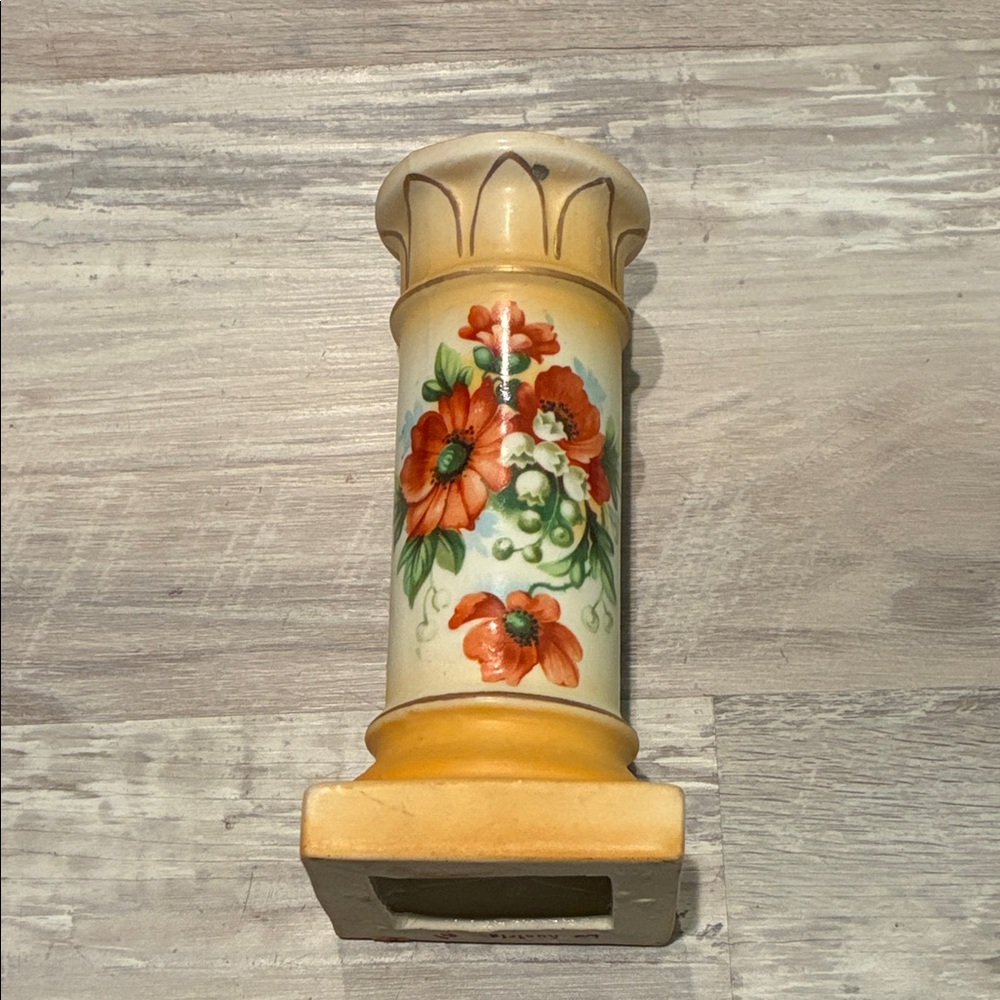 Floral Ceramic Candle Holder